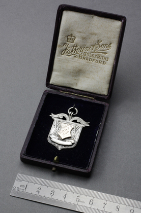  Antique Gold and Silver Fob Medallion - EPRFU Cup, 1904